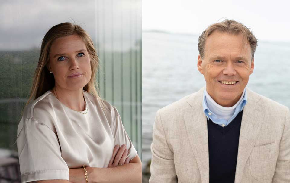 Nina Andersson, Geschäftsführung und Kalle Blomdahl, Gründer.